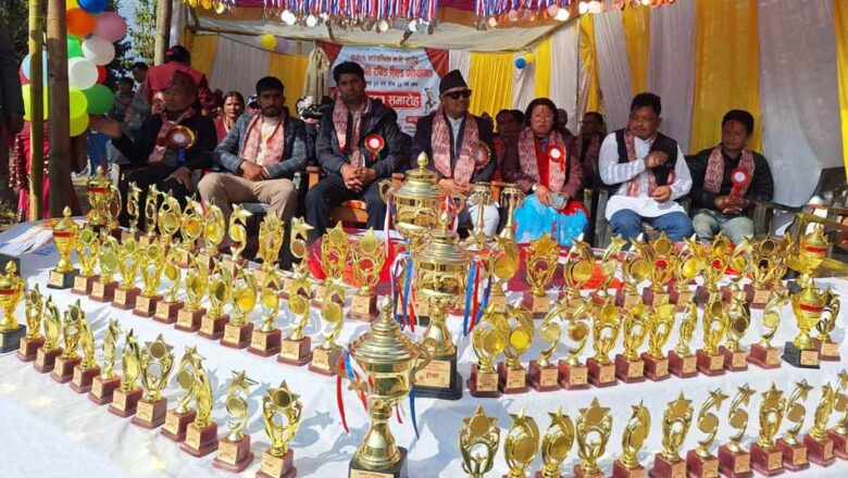 साकेलामा आठौँ गाउँपालिकास्तरीय राष्ट्रपति रनिङ शिल्ड प्रतियोगिता सुरु